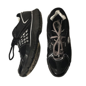 Skechers Black Women's Tone-Ups Fitness Black and Silver Sneakers size 7.5